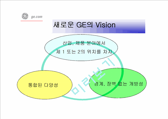 GE(General Electric)의 경영혁신   (6 )